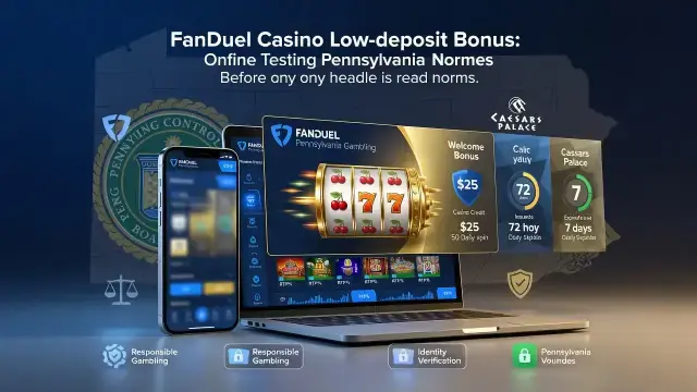 FanDuel Casino's Low-Deposit Bonus Structure Tests PA Market Norms